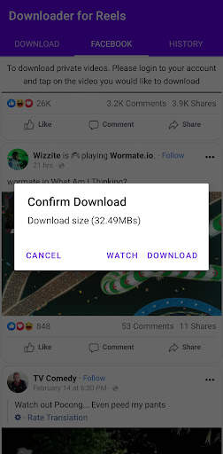 Downloader for Facebook Reels screenshot 5