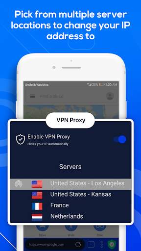 Unblock Websites Free VPN Proxy Browser: Incognito screenshot 4