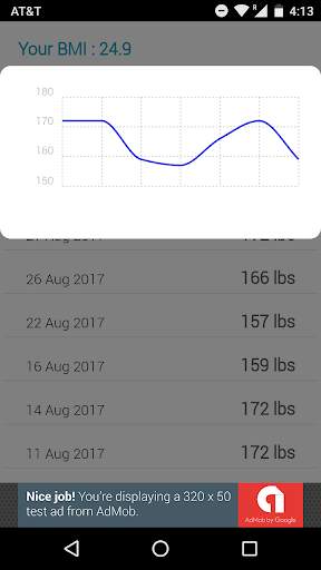 My weight Manager screenshot 3