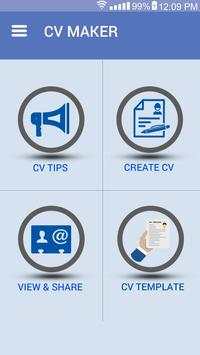 JOB CV MAKER FREE APP screenshot 1
