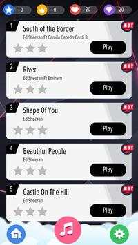 Ed Sheeran Piano Tiles New Piano Game screenshot 4