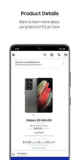 Shop Samsung screenshot 5