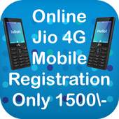 Free Jio 4G Phone Registration : 1500 Rs/- 1.0