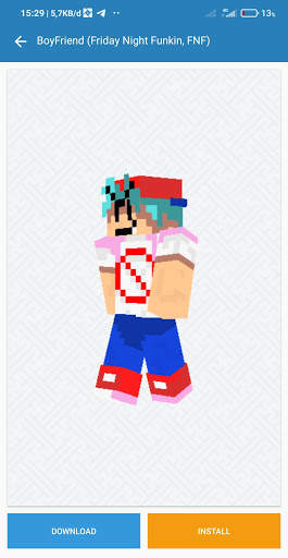 FNF Minecraft Skin PE - Lots Of Skin screenshot 7