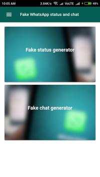 Fake Whats Status & Chat screenshot 2
