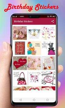 Birthday Stickers screenshot 2