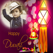 Happy DIwali Photo Frame أيقونة