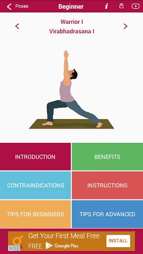 Yoga Poses App - Free for Beginners, Weight Loss screenshot 2