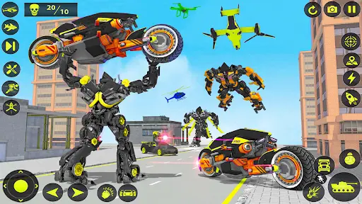 Army Tank Robot Car Games: screenshot 8