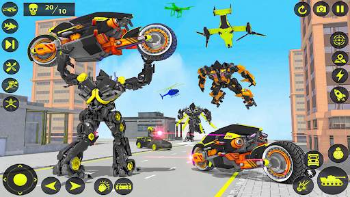 Army Tank Robot Car Games: screenshot 8