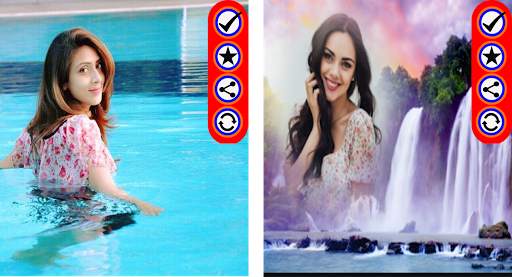 Waterfall photo Frames With Free Image Editor screenshot 3