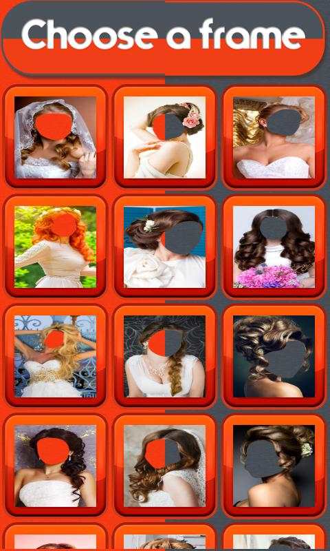 Bridal Hairstyle Photo Montage screenshot 2
