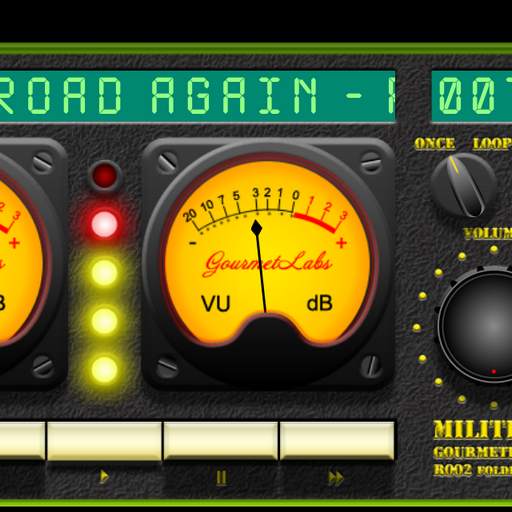 Militia 17 GLA folder player vintage VU-meter R005