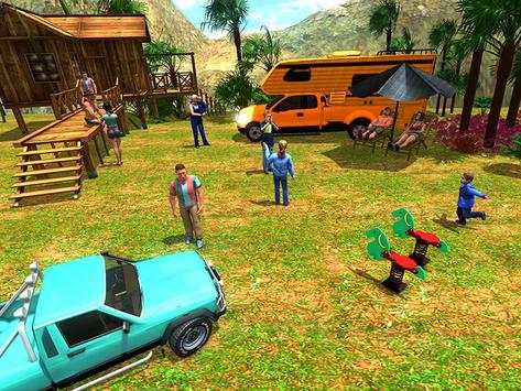 Modern Offroad Uphill Camper Van Bus Simulator screenshot 7