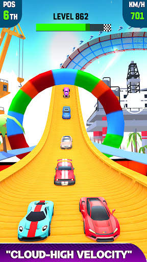 Sky Race 3D: Car Racing Games screenshot 4