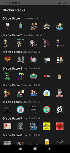 Stickers del Día del Padre para WhatsApp screenshot 1
