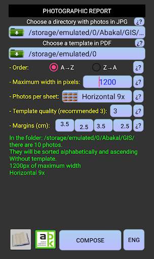 Photo Report.(Photo Designer) JPGtoPDF screenshot 1