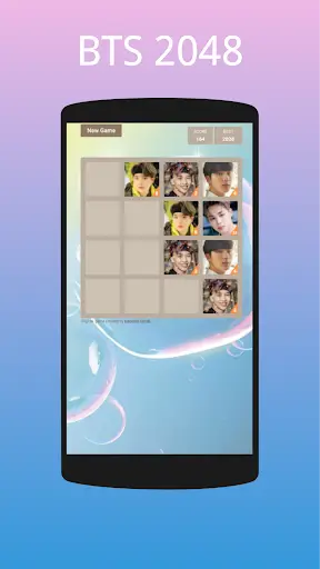 BTS Game 2048 screenshot 1