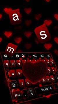 Love Heart Keyboard Theme screenshot 2