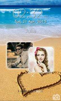 Couple Photo Lock Screen screenshot 5