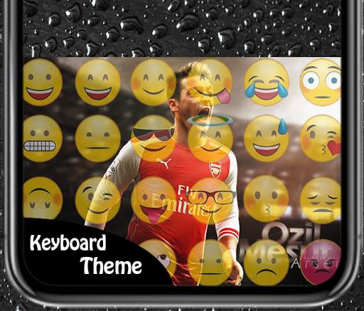 Keyboard Simple Ozil Theme - Coolykeybd स्क्रीनशॉट 2