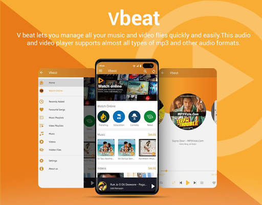 vbeat HD mediaplayer audio/video screenshot 1