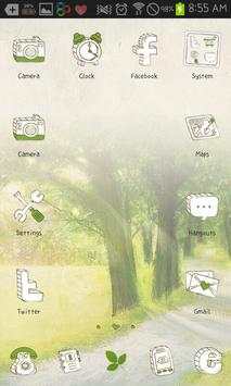 Forest go launcher theme screenshot 2