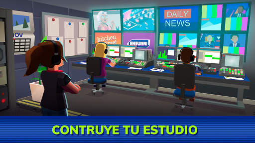 TV Empire Tycoon - Juego Idle Simulador Gestión screenshot 1