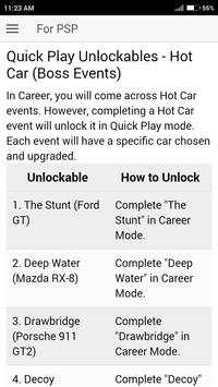 Cheat Code for Need for Speed Undercover Games NFS screenshot 5