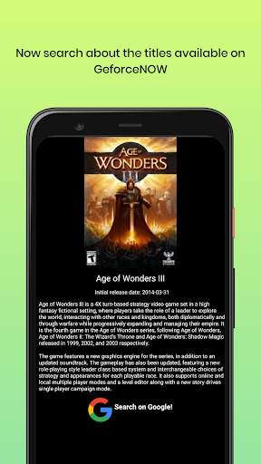Games List for Geforce Now 3 تصوير الشاشة