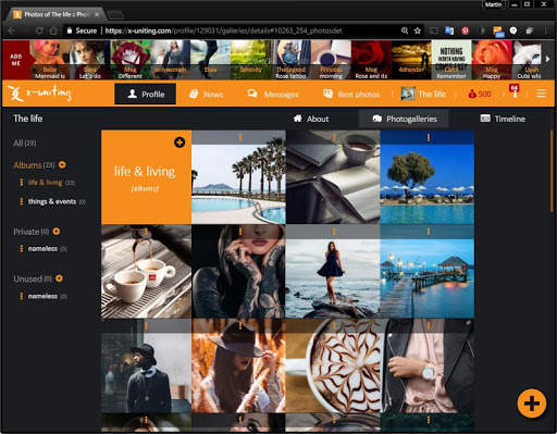 X-uniting - social network screenshot 7