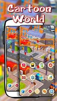 Cartoon Color World House Theme screenshot 3