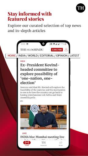 The Hindu: Live News Updates screenshot 1