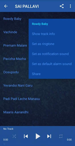 Sai Pallavi Song screenshot 4