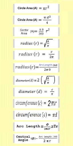 Circle Calculator 1 تصوير الشاشة