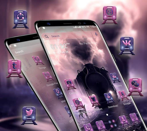 Old Train Launcher Theme screenshot 3