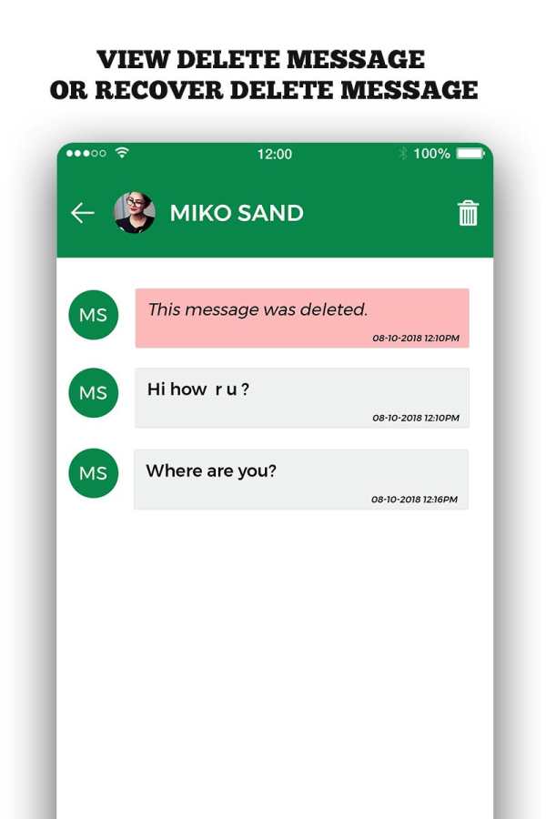 No last seen : View Deleted Messages for WhatsApp screenshot 3