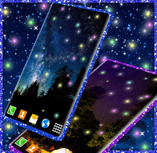 Firefly Live Wallpaper 🌟 Dark Night 4K Wallpapers screenshot 7