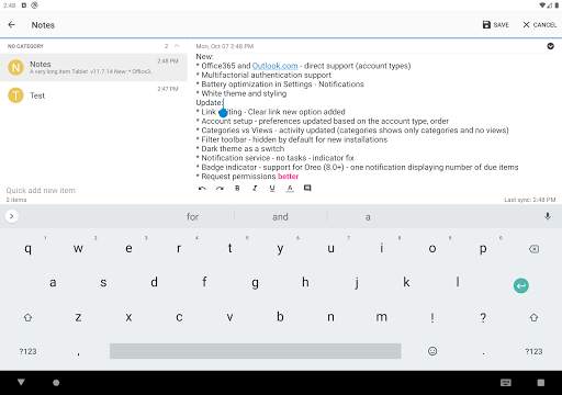 Tasks & Notes screenshot 4