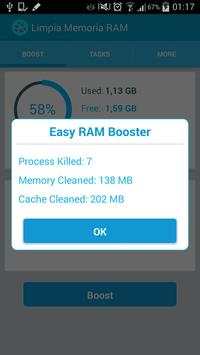 Clean RAM Memory screenshot 3