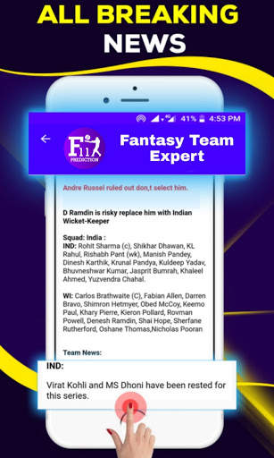Fantasy Team Expert screenshot 5