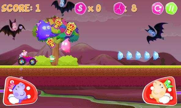 |Peppa pig| car racing screenshot 3