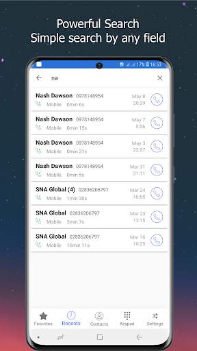 Phone Dialer - Contacts and Calls 3 تصوير الشاشة