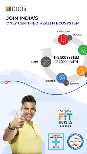 GOQii - Preventive Healthcare. screenshot 1