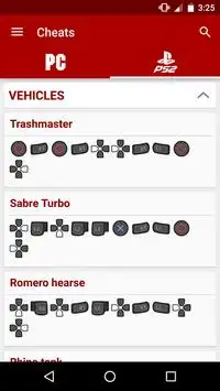 Cheats for GTA Vice City screenshot 2
