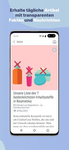 CodeCheck: Lebensmittel & Kosmetik Produkt Scanner screenshot 7