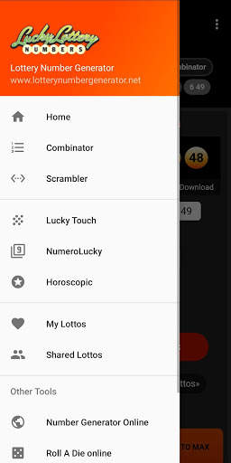 Lucky Lottery Number Generator screenshot 2
