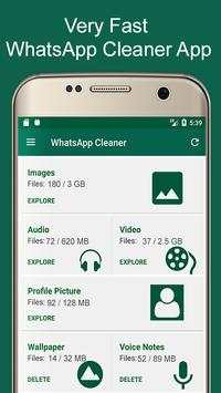 Fast Cleaner For WhatsApp screenshot 1