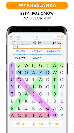 Wykreślanka Gra Słów - Polski screenshot 1