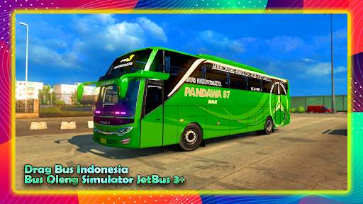 Drag Bus Indonesia - Bus Oleng Simulator JetBus 3  screenshot 5